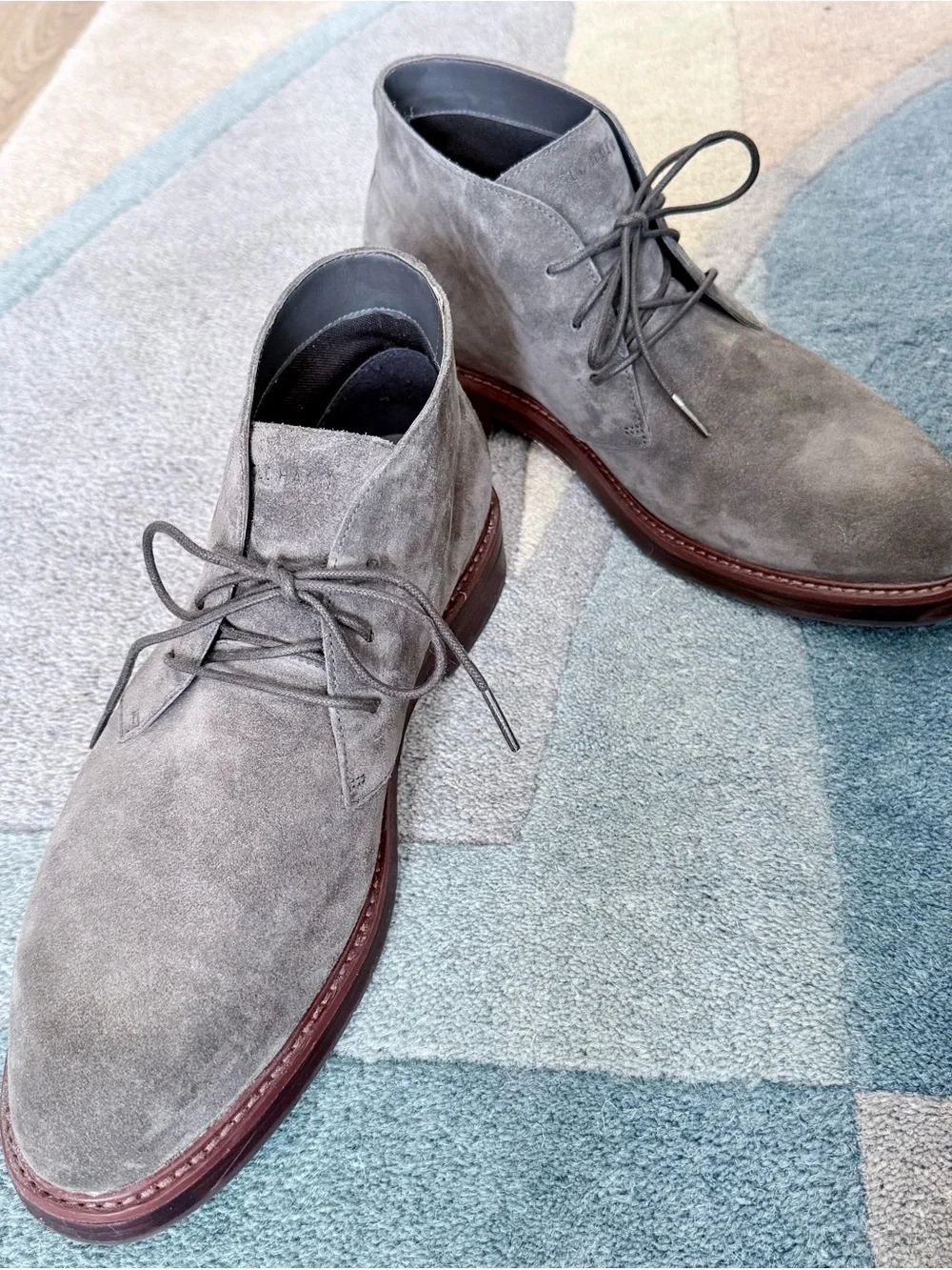 Men's Cole Haan Judson Grand Suede Chukka Boots - Classic Lace-Up - Size 9.5M